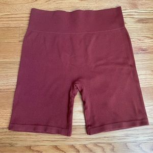 Gilly Hicks red biker short size medium